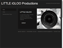 Tablet Screenshot of littleiglooproductions.com